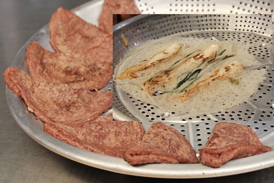 평창올림픽시장의 메밀부치기