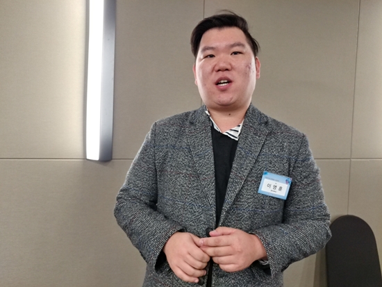 대한민국 인재상을 수상한 동아대학교 이영훈씨.
