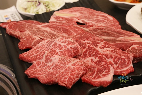 해썹 인증 받은 쇠고기라 더 맛있어 보인다.
