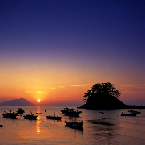 한려해상국립공원 일출