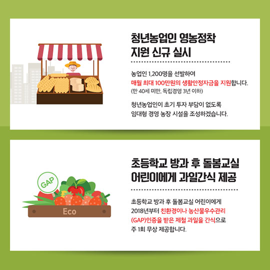 2018년부터 달라지는 농식품분야 주요 제도