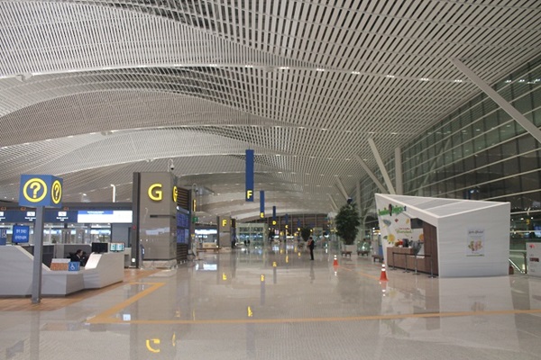 인천공항 제2여객터미널 출국장.