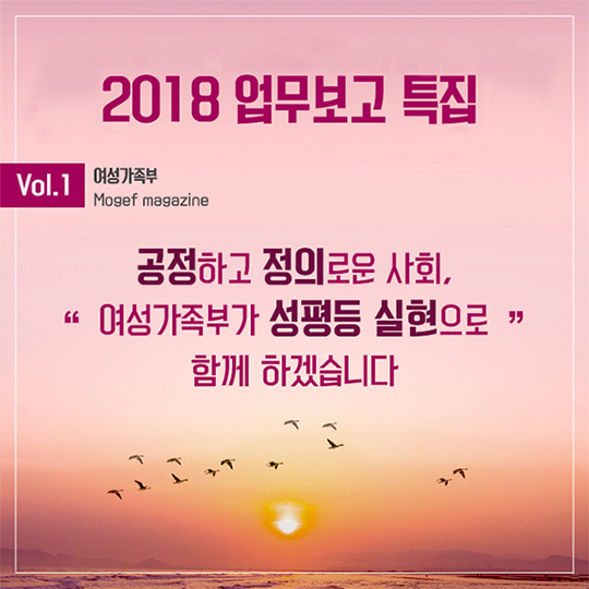 2018 여성가족부 업무보고