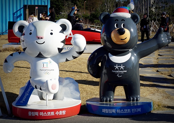 여러 곳에서 만나는 그들의 모습, 수호랑 과 반다비