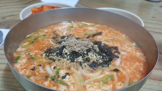 장칼국수