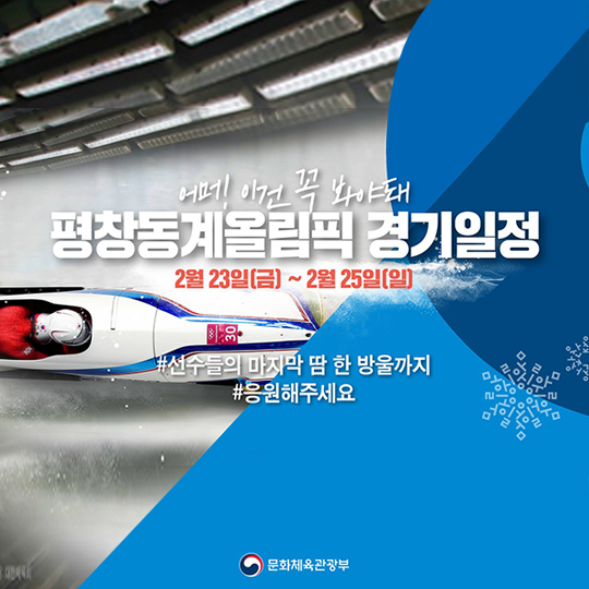 어머! 이건 꼭 봐야 돼…평창 동계올림픽 경기일정