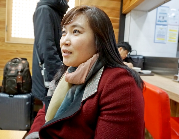 김숙경 (38) 씨는 정책이 실현돼 경력단절녀 등에게 도움이 될 거라고 믿는다.