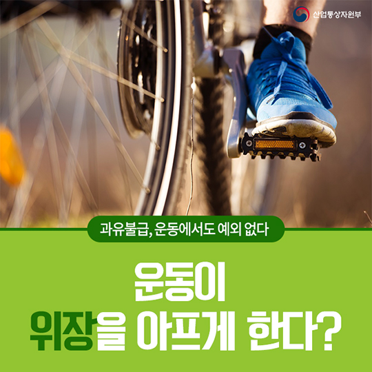 운동을 과하게 하면 위장을 아프게 한다?