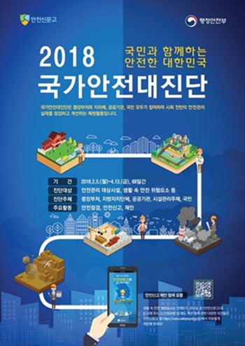 2018 국가안전대진단 포스터. 