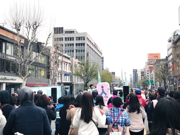 도심 보행길 오리엔테이션.