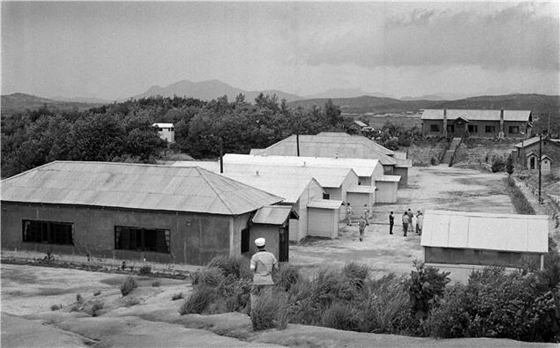 군사분계선 확정 후 1953년 10월 판문점