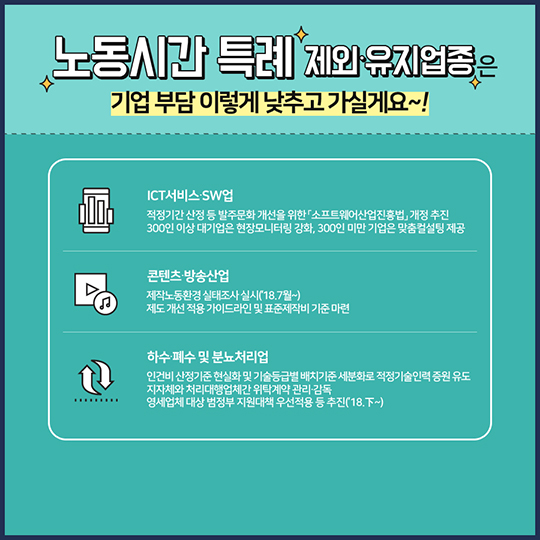 주 52시간 근로 단축…