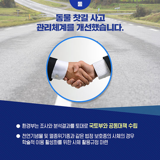 동물 찻길 사고 방지…환경부·국토부·시민사회 손잡다