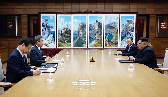 문재인 대통령과 김정은 국무위원장의 두번째 정상회담.