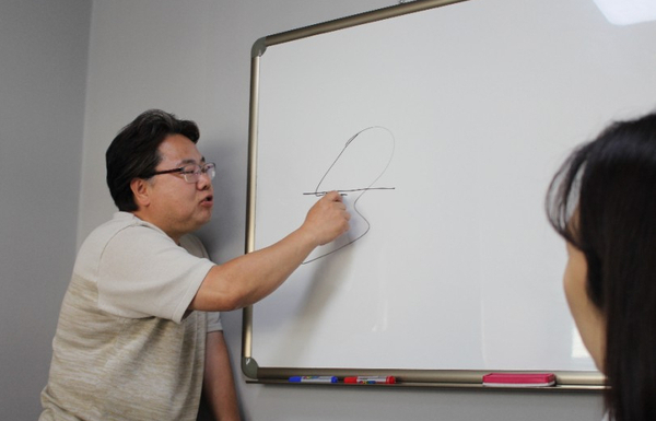 휴전선으로 인해 고향을 잃게 된 실향민 2세. 조웅 기자.