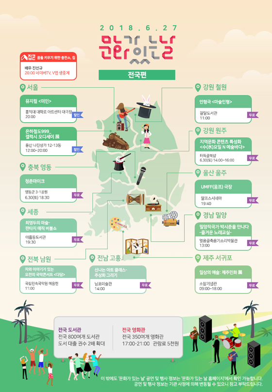 문화가 있는 날 전국지도