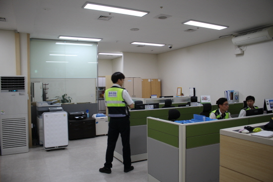 서울지방철도경찰대 서울센터 모습.