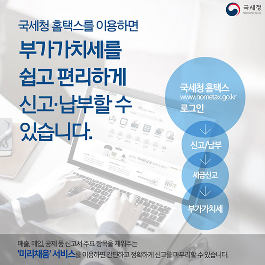 7월 25일까지 부가가치세 꼭! 신고하세요