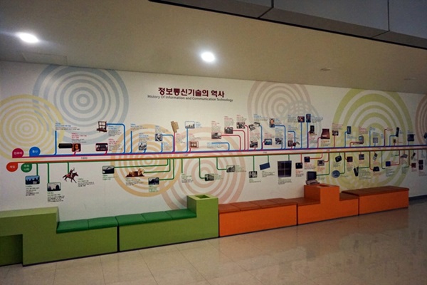 대전광역시 유성구에 위치한 과학기술관에서 통신기술의 역사를 알아봤다.  