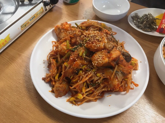 A 프로그램에서 유명세를 탄 아구찜.