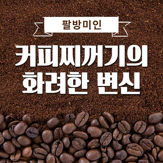 팔방미인 ‘커피찌꺼기’의 화려한 변신
