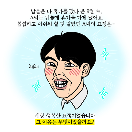 휴가비를 받았습니다!