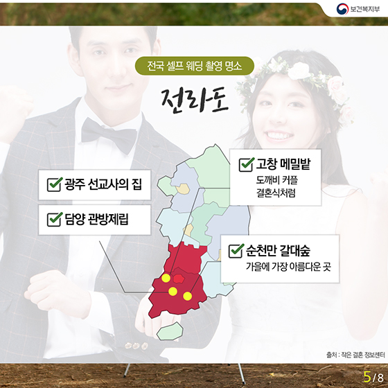 전국 셀프웨딩 촬영지 추천 명소는?
