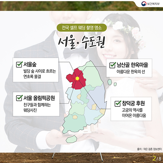 전국 셀프웨딩 촬영지 추천 명소는?