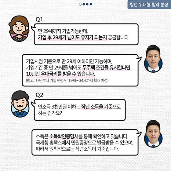 청년 우대형 청약 통장 Q&A