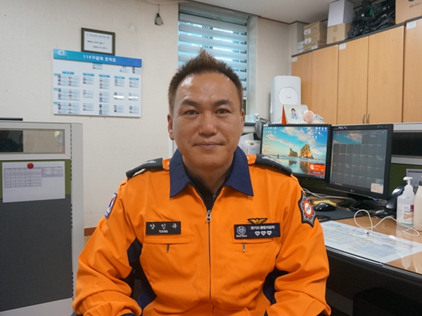 분당소방서 양인규 구급대원은 심정지된 생명을 3명이나 살린 베테랑이다.