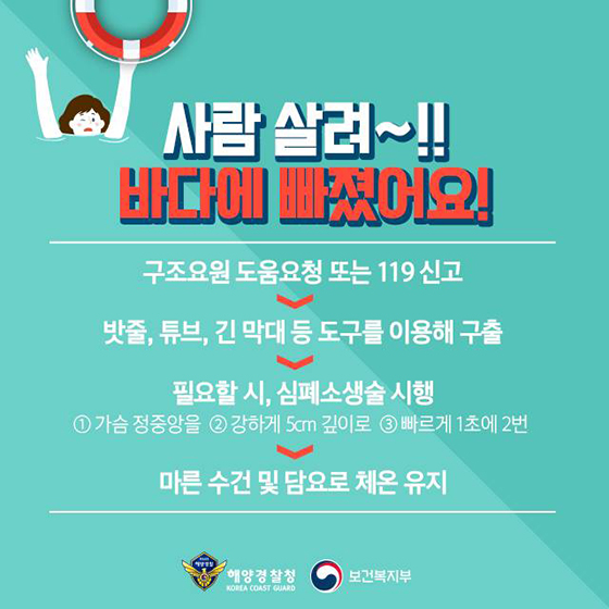 ‘바다낚시’ 응급 상황 별 처치 방법