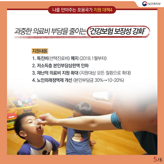 나를 안아주는 포용국가 지원 대책 4