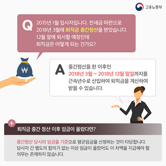 갑자기 목돈이 필요하다면?…퇴직금 중간정산 받을 수 있나