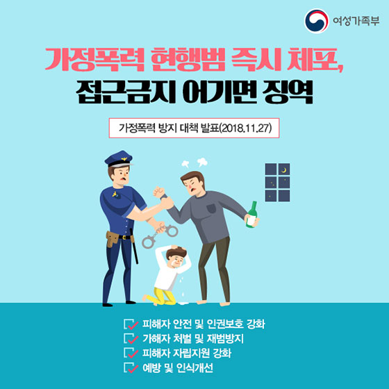 가정폭력 방지 대책 발표