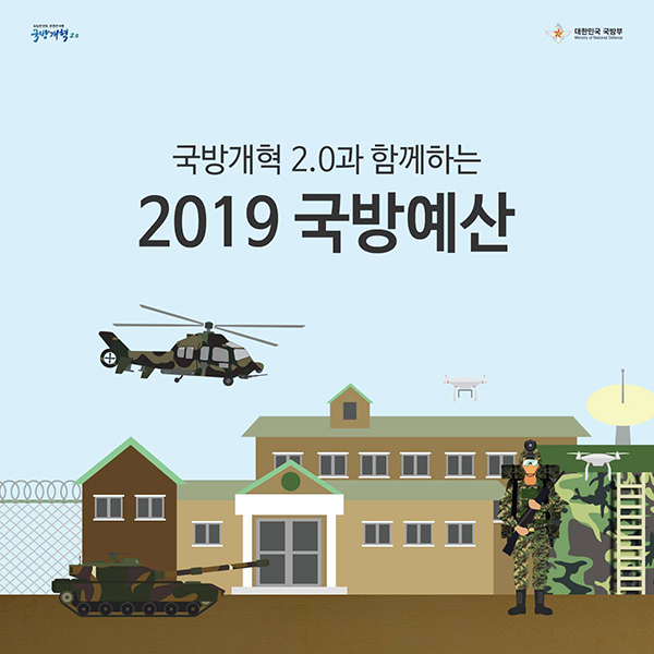 국방개혁 2.0과 함께하는 2019 국방예산 이미지