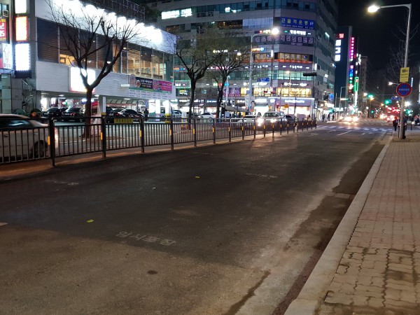 백석역 인근 복구된 사고현장