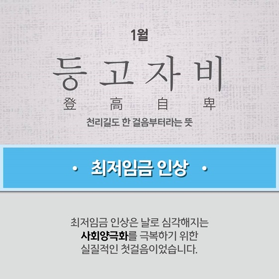2018년 이슈로 살펴본 사자성어