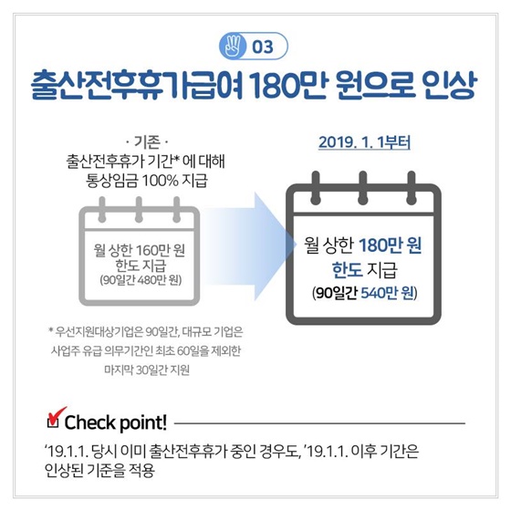 새해 달라지는 출산육아기 근로자·사업주 지원 정책