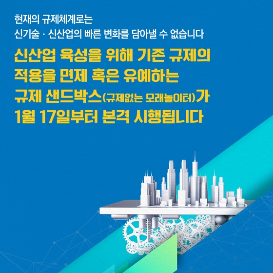 규제 샌드박스가 본격 시행됩니다