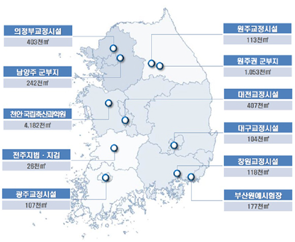 선도사업지 선정내역 및 지역별 현황도. (출처=기획재정부)