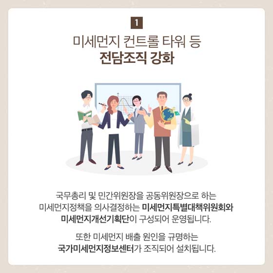 미세먼지 특별법이 시행되면 이렇게 달라집니다