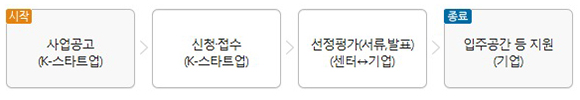 중장년 기술창업지원 사업 절차. (출처=창업진흥원)