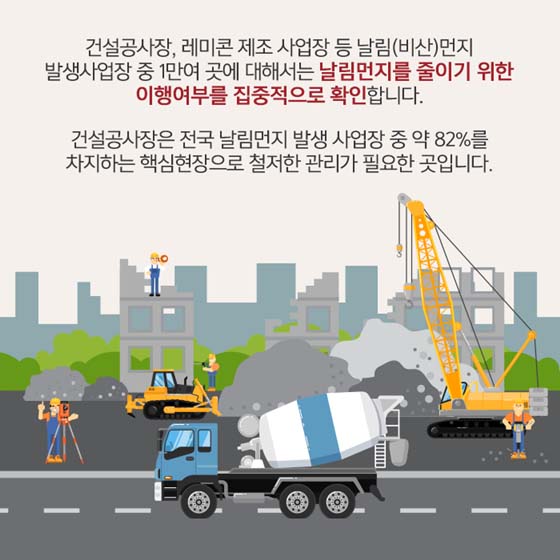 미세먼지 다량배출현장 특별 점검