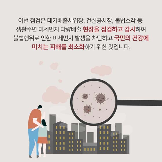 미세먼지 다량배출현장 특별 점검