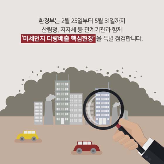 미세먼지 다량배출현장 특별 점검