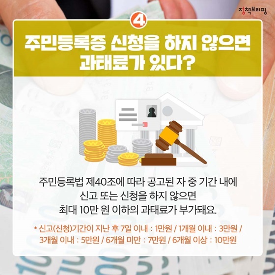 [1분완성 정책상식] 주민등록증 편
