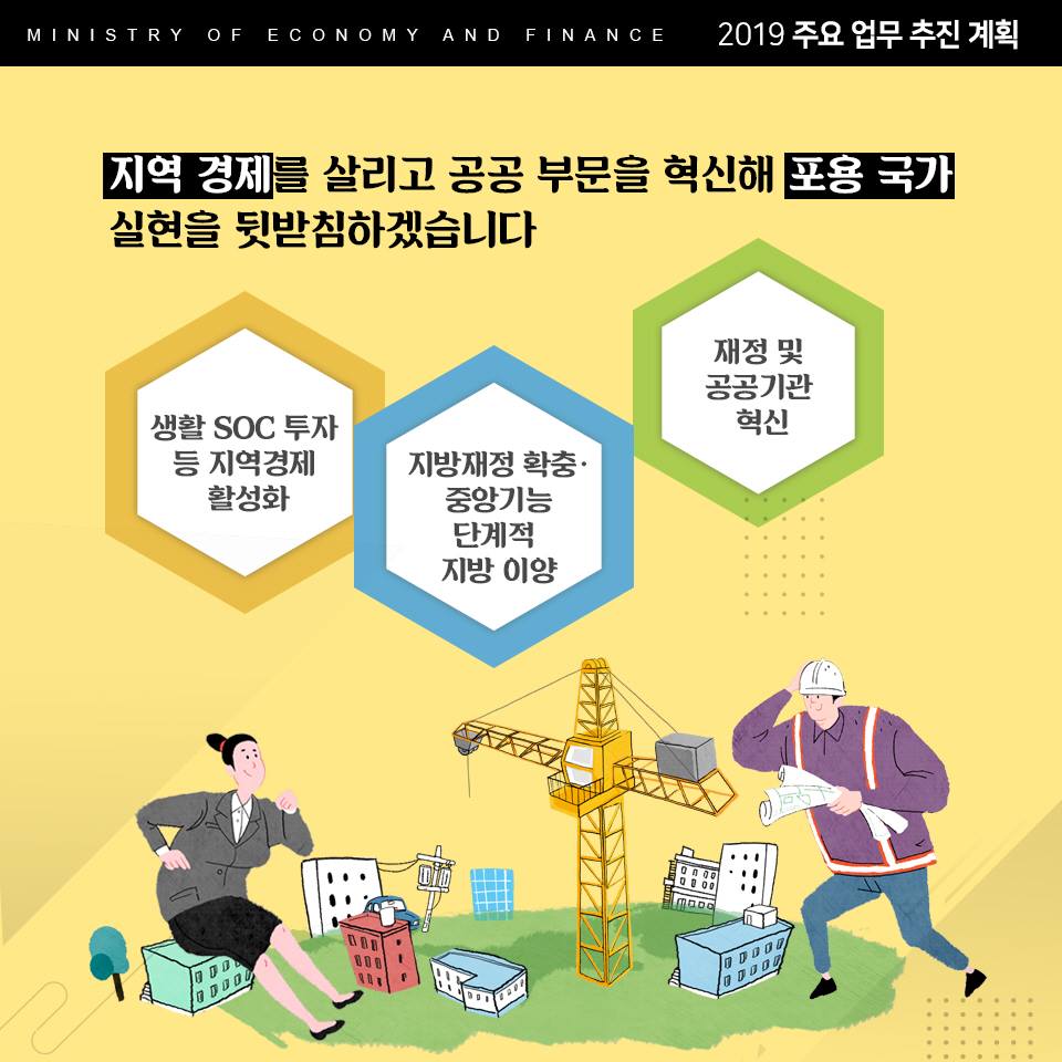 2019년 기획재정부 주요 업무 추진 계획