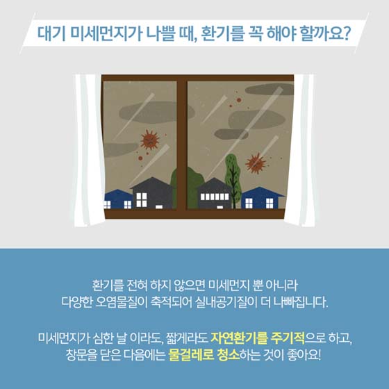 미세먼지 많은 날, 실내공기질 관리법