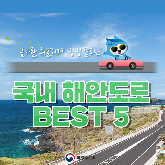 바닷길 펼쳐지는 국내 해안도로 BEST 5