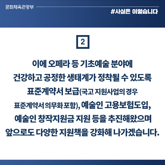기초예술 분야 불공정 관행 면밀 조사…개선방안 마련